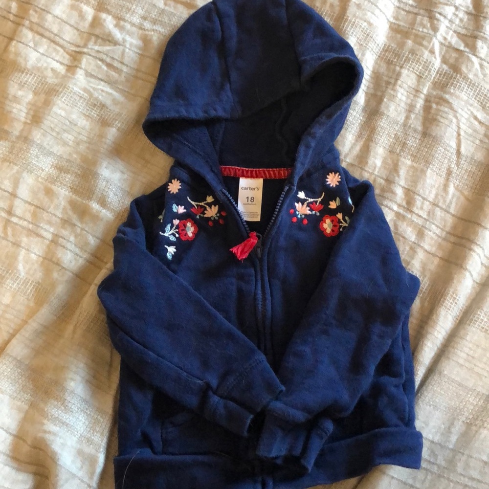 Carter’s zip up sweatshirt